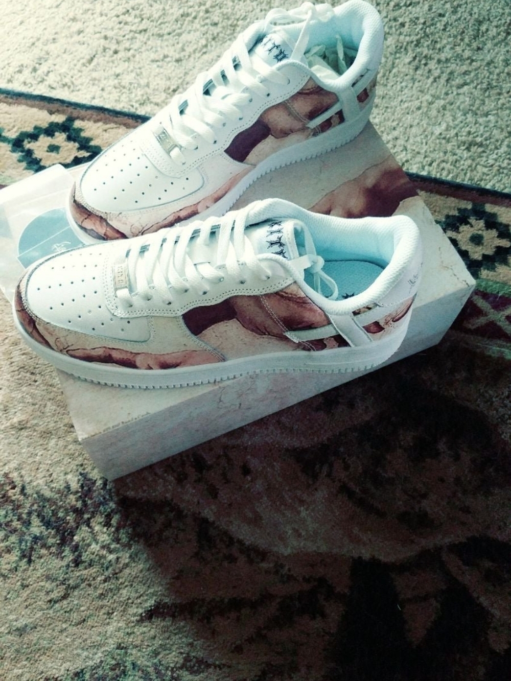 Force of Creation Low White Leather Sneakers - Picture 3 of 12